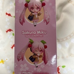 グッスマくじ　B賞　ねんどろいど 桜ミク　セーラー服ver. 2331-aの画像