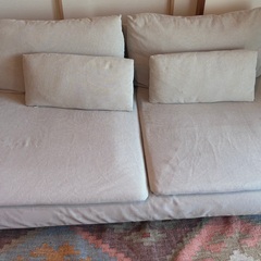 IKEA Swordhamn Sofa + Ottoman 15,000 yen (Otsu City)の画像