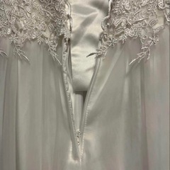 ウェディングドレス 袖付き Aライン Sサイズ 前撮りの画像
