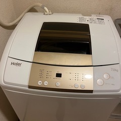 洗濯機　ハイアール　の画像