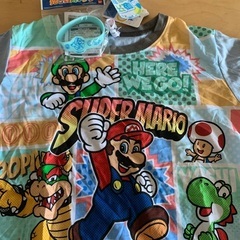 スーパーマリオ　光るパジャマ　130の画像