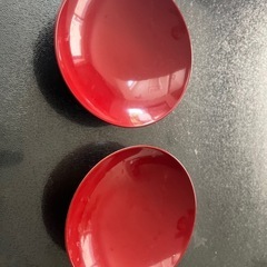 お椀の蓋　2枚　天然木　の画像
