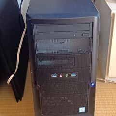  爆速。美品 ゲーミングパソコン 最新バージョン24H2 IIYAMA UNITCOM 第9世代 Core i7-9700 メモリ32GB SSD 512GB＋HDD 1TB DVDマルチドライブの画像