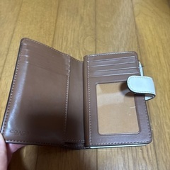 COACH2つ折り財布の画像