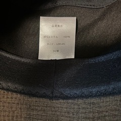 紳士帽子新品の画像