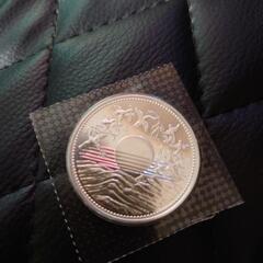 昭和天皇御在位六十年記念硬貨　2枚セット　昭和六十年壱万円硬貨　記念硬貨　アンティーク　コレクションの画像