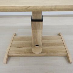 昇降式ダイニングテーブル【小金井市民限定】（小金井市再生家具）品番：08-03-15 ※新規優先の画像