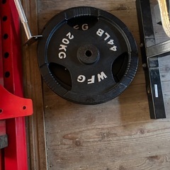 WFG バーベルセット　プレートラック付　引き取り限定の画像