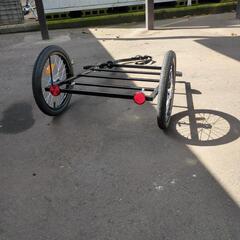 値下げバイク　自転車用リヤカーの画像