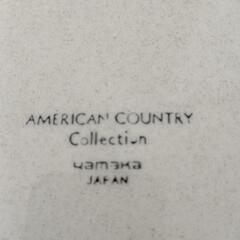 ヤマカ　ハートランドアメリカンカントリー　皿　中古　100円の画像