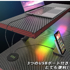 【未開封新品】ゲーミングデスク L字デスクの画像