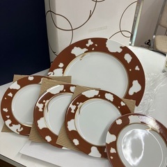 レア　ティファニージュエリーデザイナーによるデザイン食器　資生堂　花椿　パーティーセット　食器セット 5枚の画像