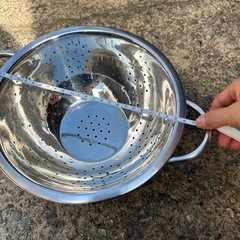 蒸しザルとリンス用のキッチン防錆ステンレススチールキッチンザルの画像