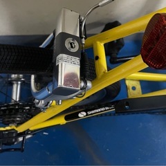 ミニベロ20インチ6速ギア/イエローの画像