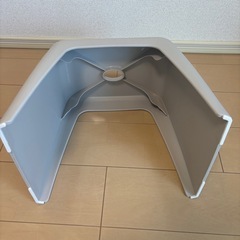 ニトリ 通気性が良い 抗菌風呂いす ラフィーネ 高さ35cm(ホワイト)の画像