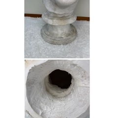 【無料手渡し受け取り場所複数】石膏像 パルテノン ラボルト 首像 インテリア オブジェの画像