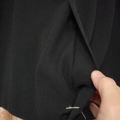 未使用品　ウエスト８０黒スカートの画像