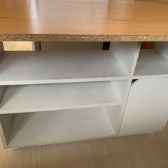 多目的収納棚【簡易テーブル可】の画像