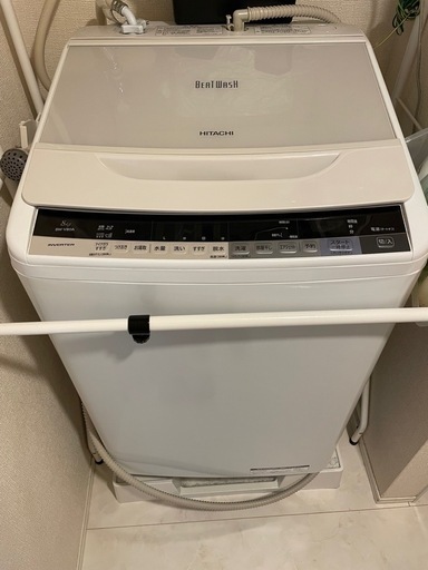 y　HITACHI　ビートウォッシュ　洗濯機　BW-V80A　2016年製 全自動洗濯機 BW-V100A・BW-V90A・BW-V80A・BW-V70A ： 洗濯機