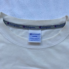 Champion ホワイト Tシャツ Lサイズの画像