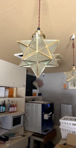 吊り下げ式 ペンダントライト くもりガラス5個セット