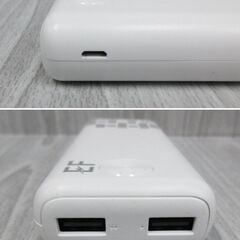 ( M-763 )モバイルバッテリー EXHEAT EXFROZEN EXPROTECT 10,000mAh RD9241 ホワイト 白 中古 動作確認済みの画像