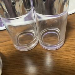 【中古】醤油の瓶x2 & ゆで卵の吹き出し防止の画像