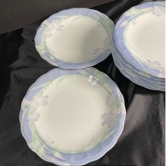 【新品】花柄　洋食器 皿10枚 セット 中皿　日本製　未使用品の画像