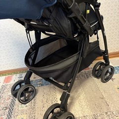 Aprica ベビーカー ネイビー ストライプベビー用品の画像