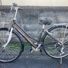 【26インチ自転車】アルベルト　ブリヂストン製　ベルト駆動❗️LEDオートライト仕様　内装3段変速付　前タイヤ新品❗️若林自転車　膳所店　SALE中❗️の画像