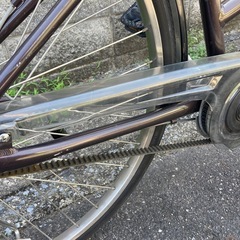 【26インチ自転車】アルベルト　ブリヂストン製　ベルト駆動❗️LEDオートライト仕様　内装3段変速付　前タイヤ新品❗️若林自転車　膳所店　SALE中❗️の画像