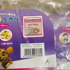 パウパトロール おりこうタオル3枚セットの画像
