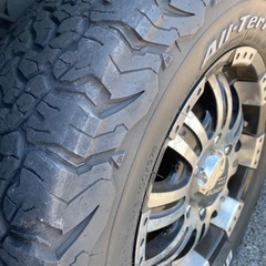 引取希望　BF Good rich T/A KO2 ハイエース他 アルミ4本セットの画像
