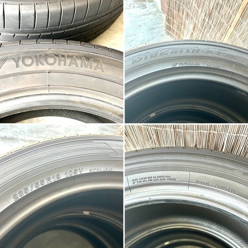 ヨコハマ(Yokohama) 'BluEarth-XT AE61 　235/55R19105VXL【中古美品】