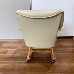 回転式ダイニングチェア2脚セット【町田市再生家具】251447の画像