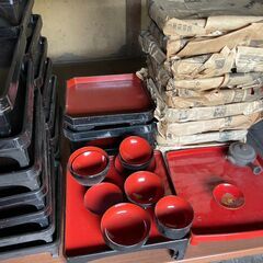 明治とか大正とか昭和くらいの漆器の画像