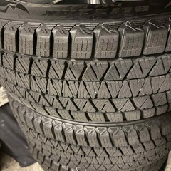 225\60r18 100Q bridgestone DM-V3 42週22年スタッドレスタイヤとアルミホイール4本セット  の画像