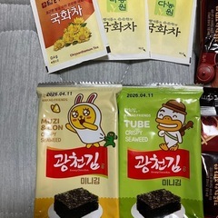 韓国　韓国海苔　お茶　菊花茶　サンファ茶　双和茶  韓国伝統茶 の画像