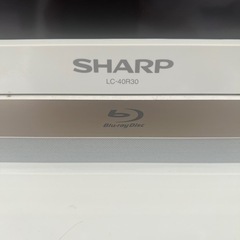 SHARP テレビ 白 ホワイト  の画像