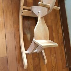 木製の木馬！の画像