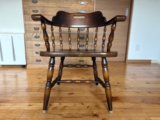 アームチェア　飛騨産業　キツツキマーク