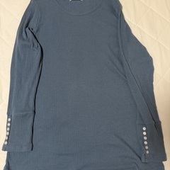 長袖　ブルーシャツ 4Lの画像