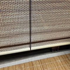 ･:*+.籐 竹製.:+ロールカーテン ロールスクリーンの画像