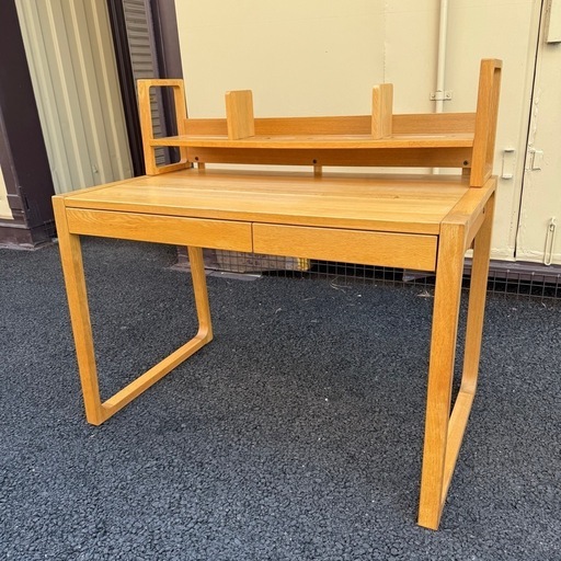 ACTUS アクタス　学習机　木製デスク　棚付き　作業台