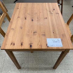 リユースのサカイ東金店 IKEA ダイニングテーブルセット 椅子2脚 TJ13987の画像