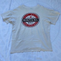 BINTANG Tシャツ Lサイズ ホワイトの画像