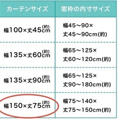 ニトリ　カフェカーテン＋つっぱり棒セットの画像