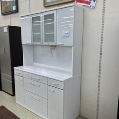 リユースのサカイ東金店 高橋木工レンジボード ※引き出し不調箇所あり、表面化粧シート浮きあり TJ13988の画像