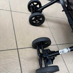【美品】コムペット ミリミリライトアルファ　ブラック　ペットカートの画像