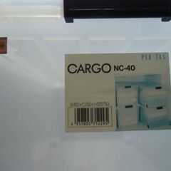 CARGO NC-40 キャスター付き 収納ケース クリアー （W400×D730×H320mm）お譲りします。＊石川県＊美川より＊期間限定の画像